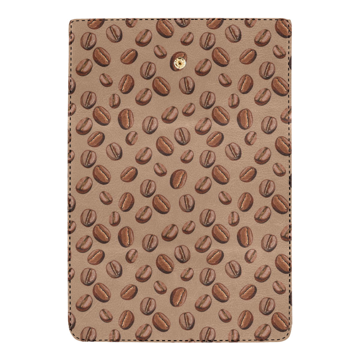 Coffee Pattern Print Design 07 Women's Trifold Wallet