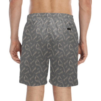 Steak Print Design LKS302 Men's Swim Trunks Beach Shorts