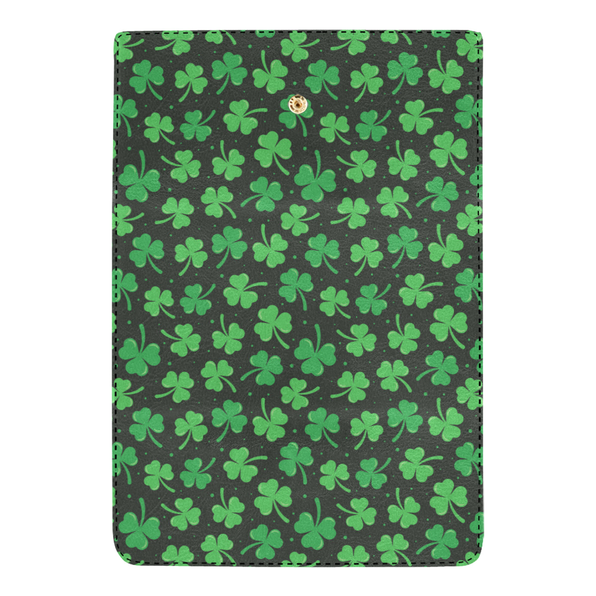 Clover  Pattern Print Design 04 Women's Trifold Wallet