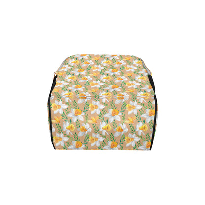 Daffodils Pattern Print Design DF04 Diaper Bag Backpack