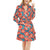 Tomato Print Design LKS301 Women's Fleece Robe