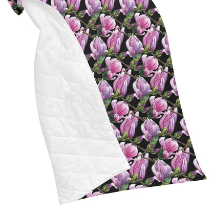 Magnolia Pattern Print Design MAG011 Premium Quilt