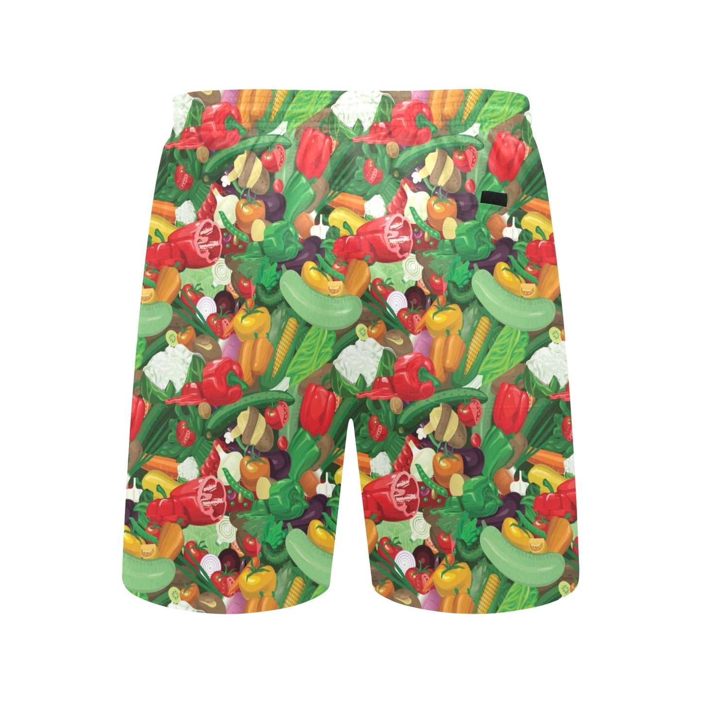 Salad Mix Vegetableprint Design LKS301 Men's Swim Trunks Beach Shorts