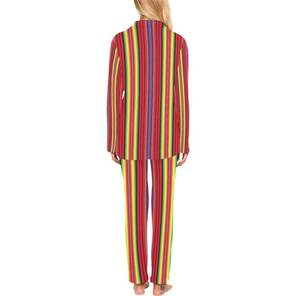 Serape Print Design LKS305 Women's Long Pajama Set