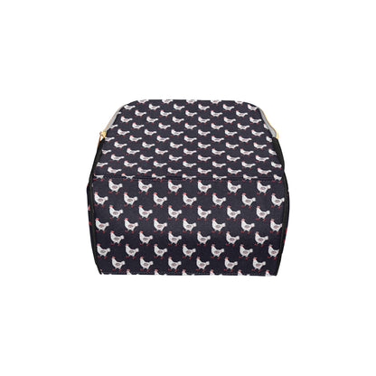 Chicken Pattern Print Design 03 Diaper Bag Backpack