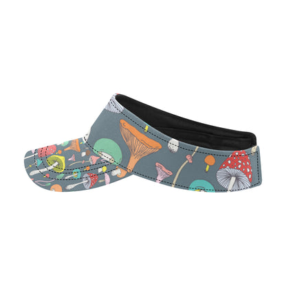 Mushroom Pattern Print Design A03 Unisex Sun Visor