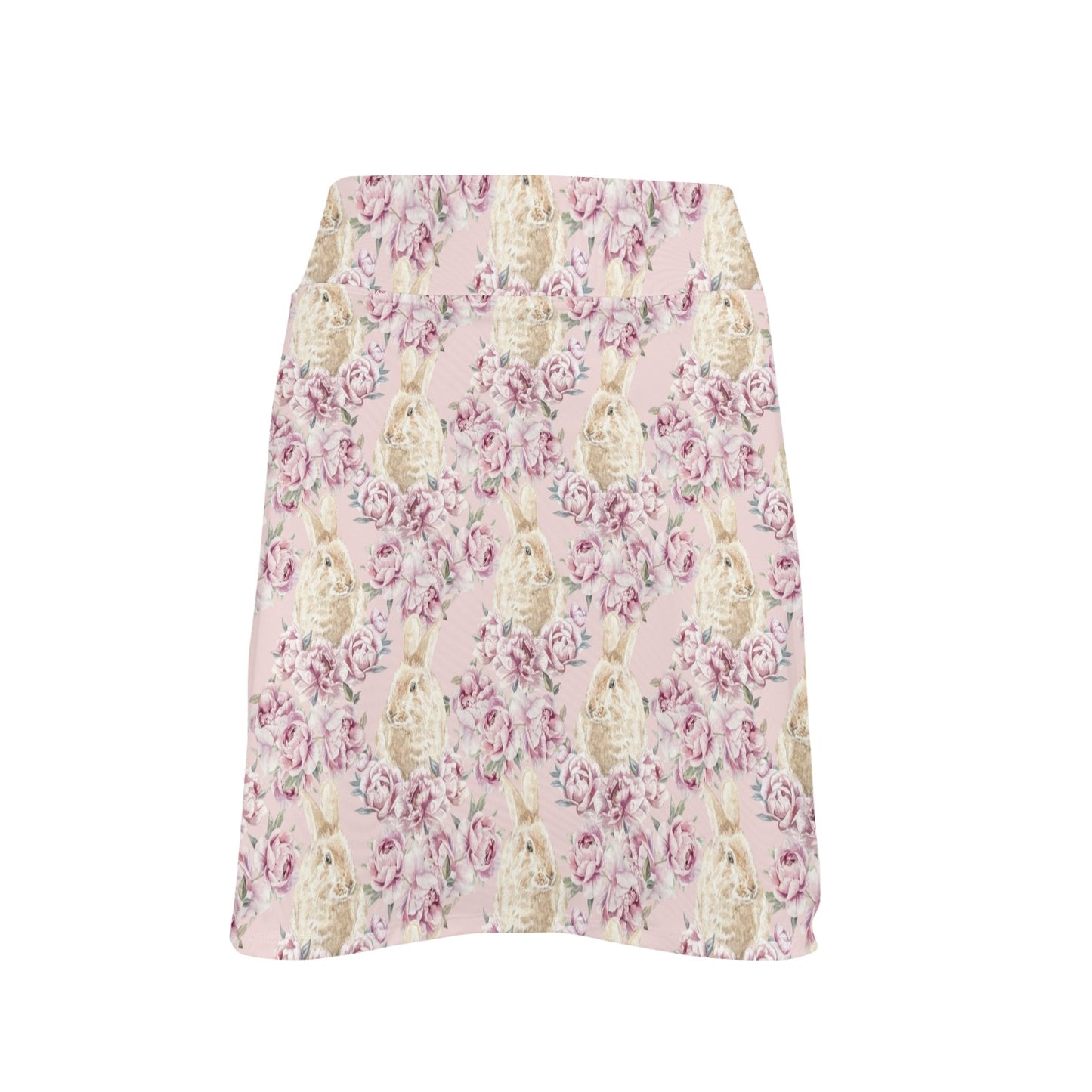 Rabbit Print Design LKS403 17" Golf & Pickleball Skort with Pockets