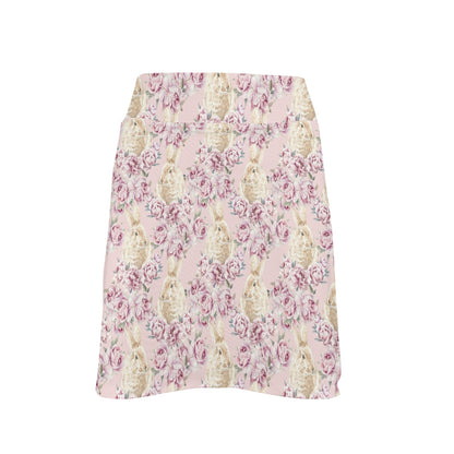 Rabbit Print Design LKS403 17" Golf & Pickleball Skort with Pockets