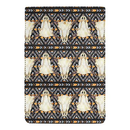 Buffalo Head Pattern Print Design 03 Women's Trifold Wallet