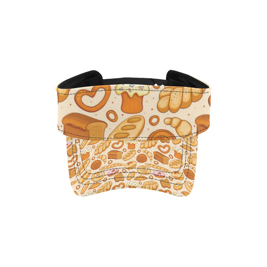 Bread Pattern Print Design 01 Unisex Sun Visor