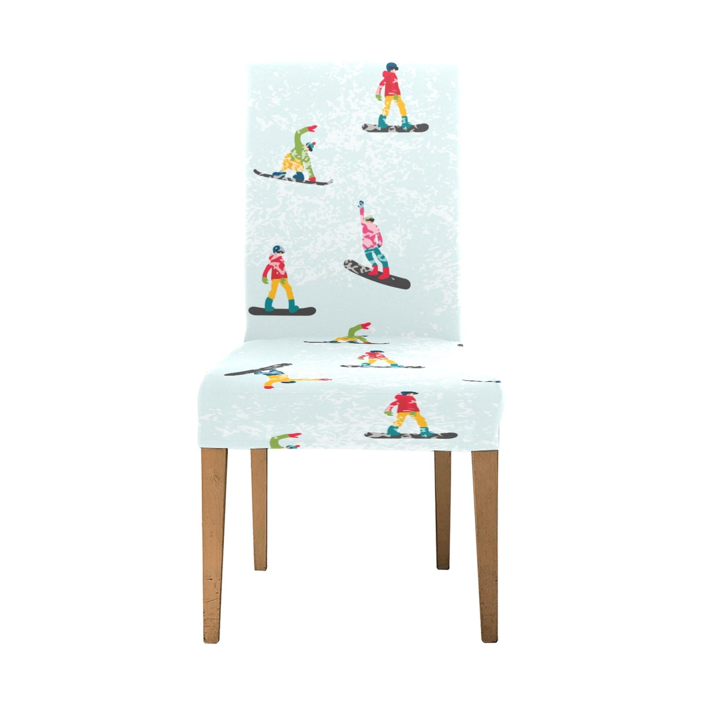 Snowboard Print Design LKS304 Dining Chair Slipcover