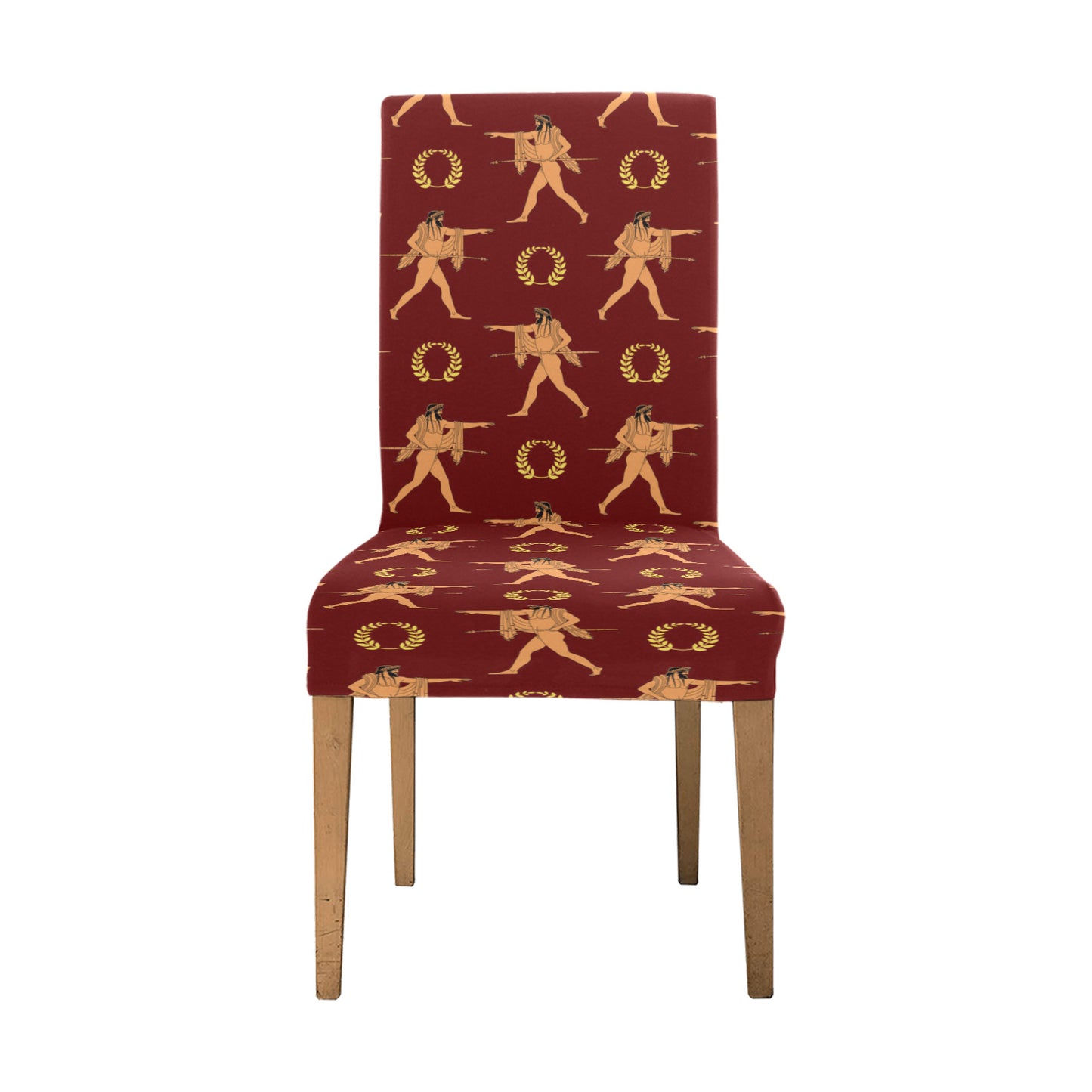 Ancient Greek Print Design LKS307 Dining Chair Slipcover