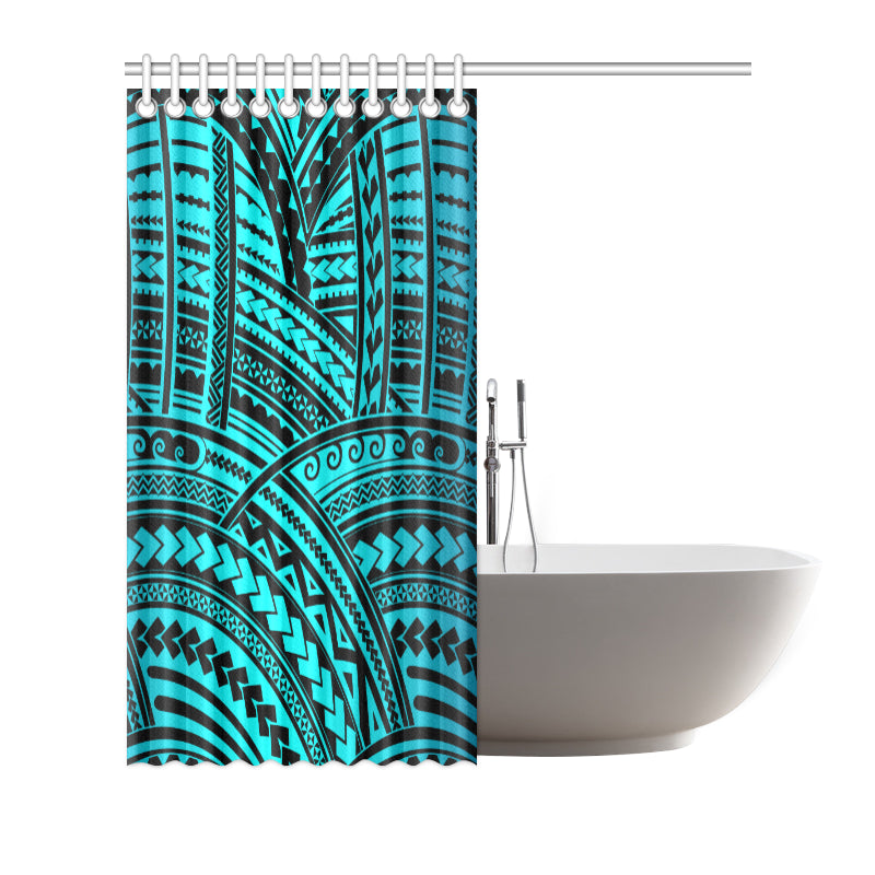 Polynesian Tribal Shower Curtain