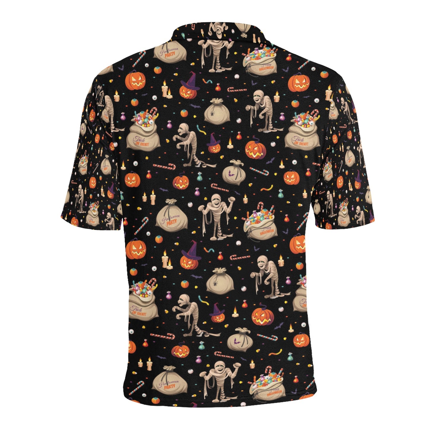 Mummy Halloween Print Design LKS303 Men Polo Shirt
