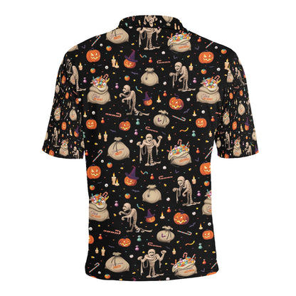 Mummy Halloween Print Design LKS303 Men Polo Shirt