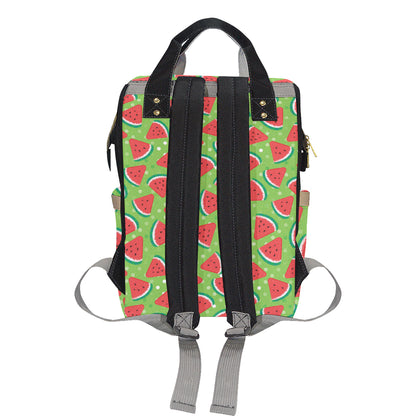 Watermelon Pattern Print Design WM05 Diaper Bag Backpack