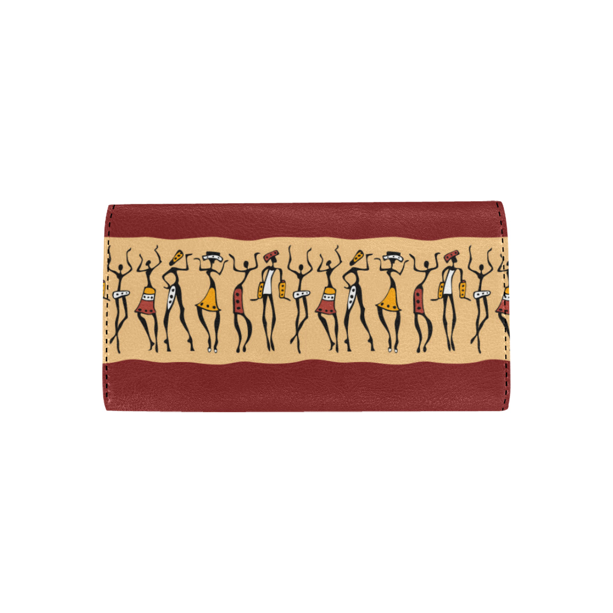 African People Women's Trifold Wallet
