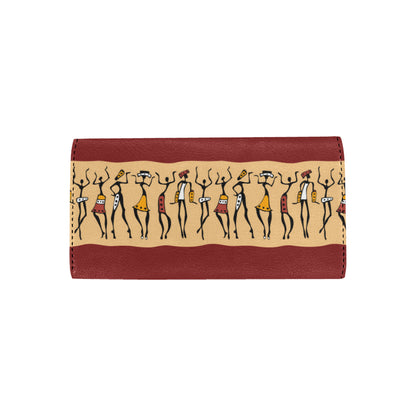 African People Women's Trifold Wallet