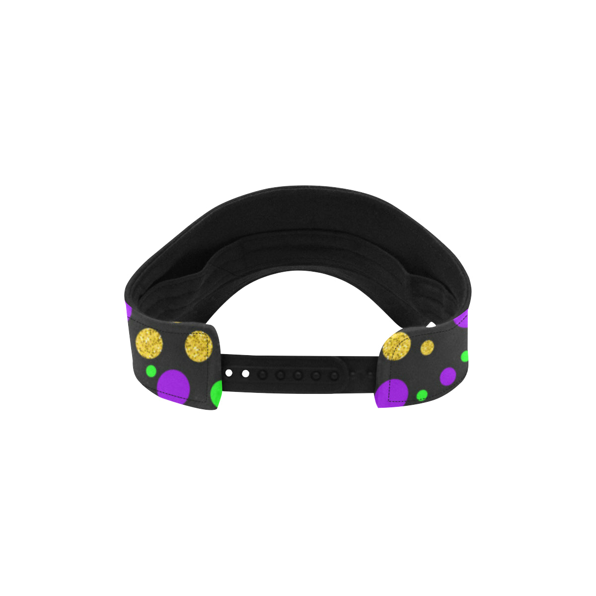 Mardi Gras Pattern Print Design 07 Unisex Sun Visor