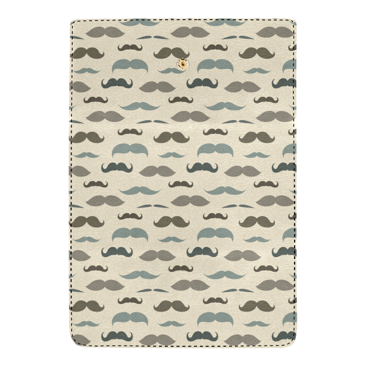 Mustache Pattern Print Design A01 Women's Trifold Wallet
