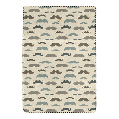 Mustache Pattern Print Design A01 Women's Trifold Wallet
