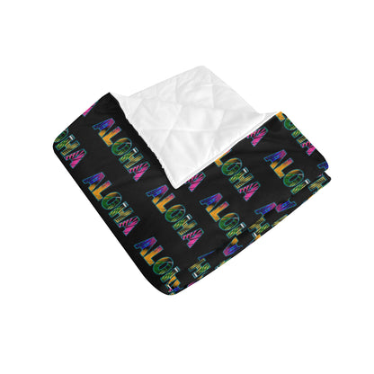 Aloha Hawaii Neon Premium Quilt