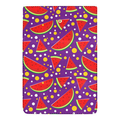 Watermelon Pattern Print Design WM010 Women's Trifold Wallet