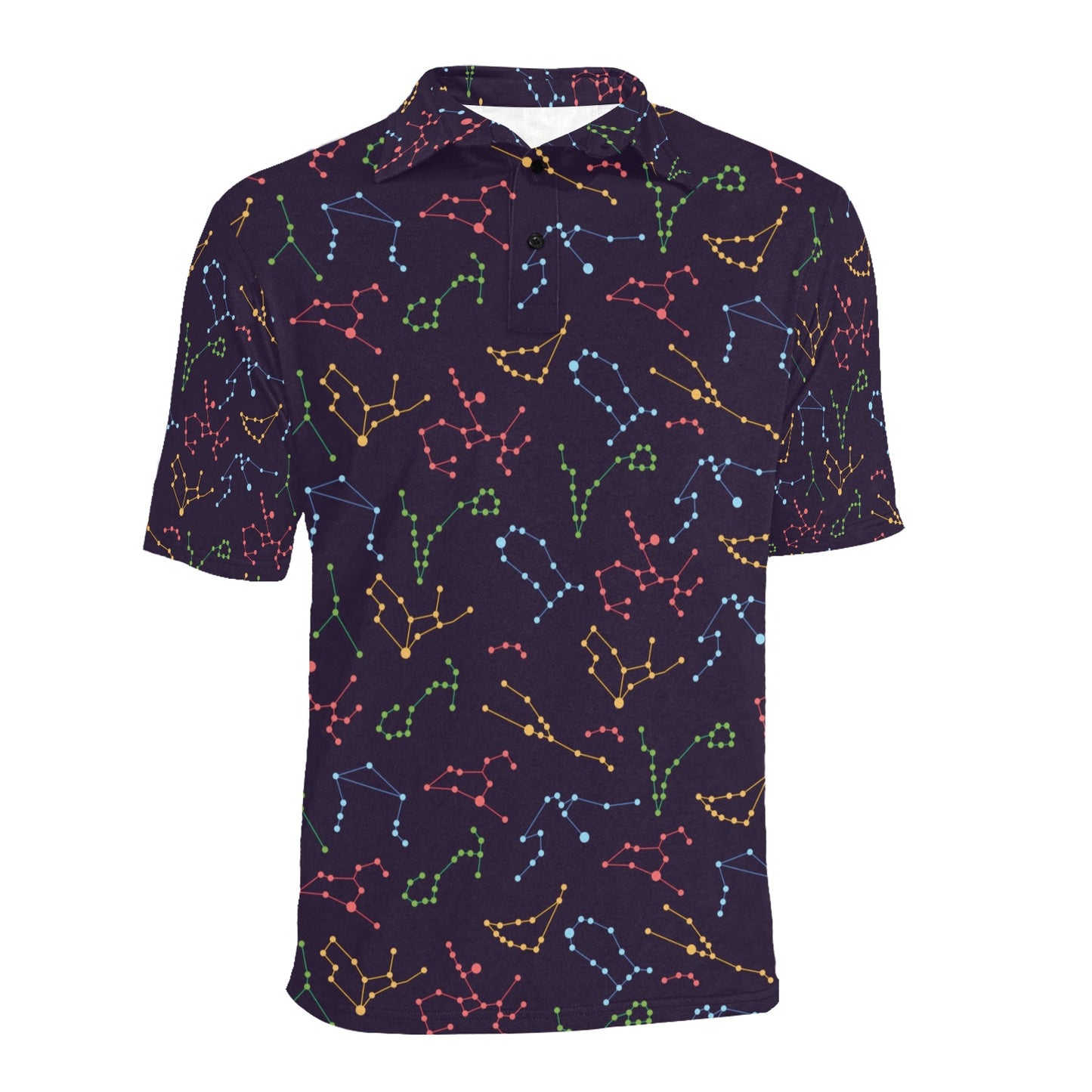 Zodiac Print Design LKS301 Men Polo Shirt