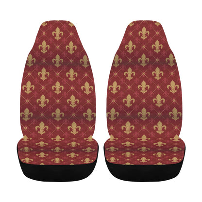 Fleur De Lis Print Design LKS401 Car Seat Covers