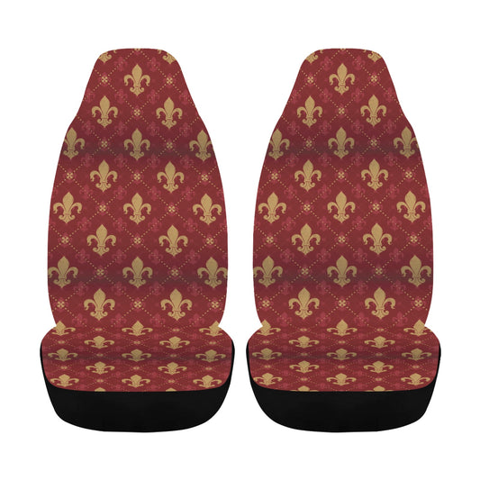 Fleur De Lis Print Design LKS401 Car Seat Covers