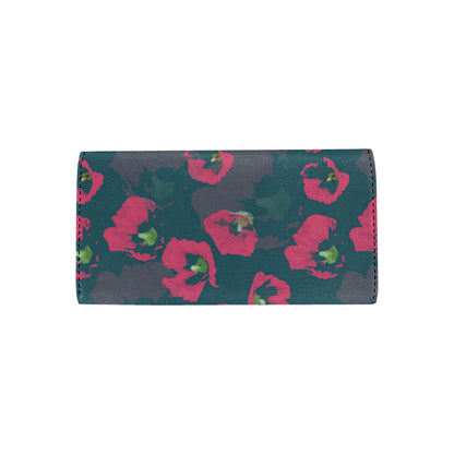 Morning Glory Pattern Print Design 01 Women's Trifold Wallet