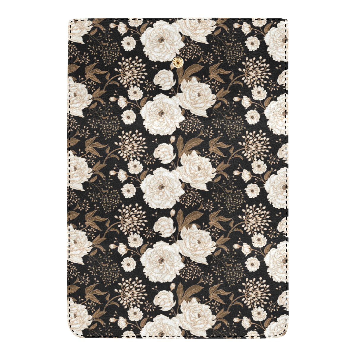 Peony Pattern Print Design A02 Women's Trifold Wallet