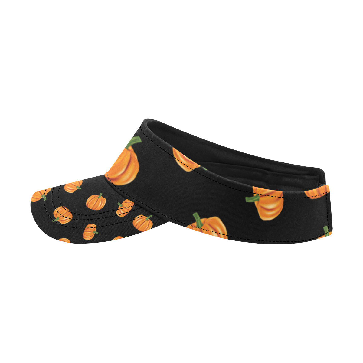Pumpkin Pattern Print Design A05 Unisex Sun Visor