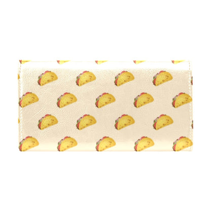 Taco Print Design LKS302 Women's Trifold Wallet