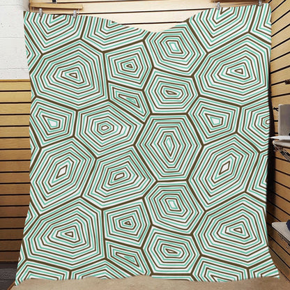 Sea Turtle Skin Print Premium Quilt