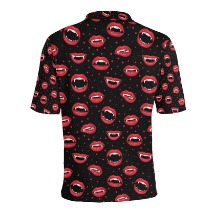 Halloween Pattern Print Design 01 Men Polo Shirt