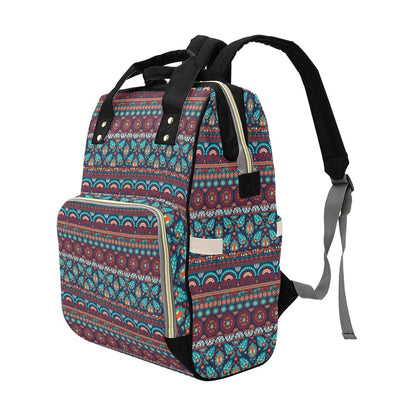 Suzani Print Design LKS302 Diaper Bag Backpack