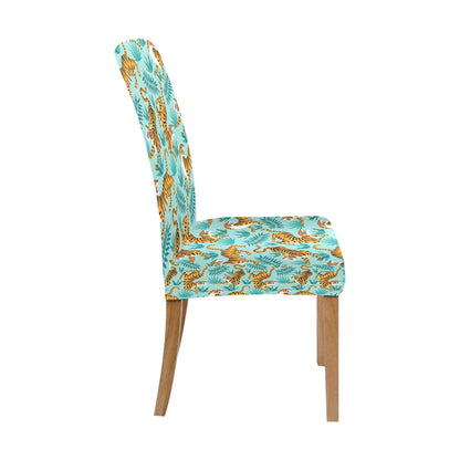 Tiger Print Design LKS304 Dining Chair Slipcover