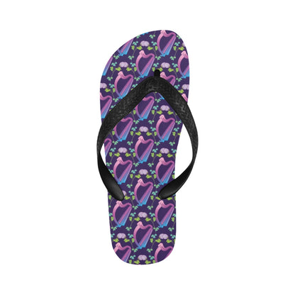 Harp Print Design LKS403 Flip Flops