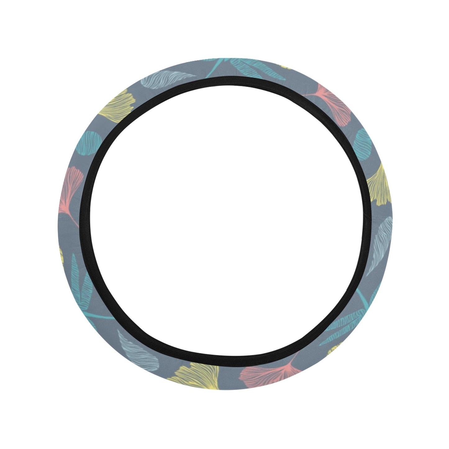 Dragonfly Print Design LKS403 Steering Wheel Cover with Elastic Edge