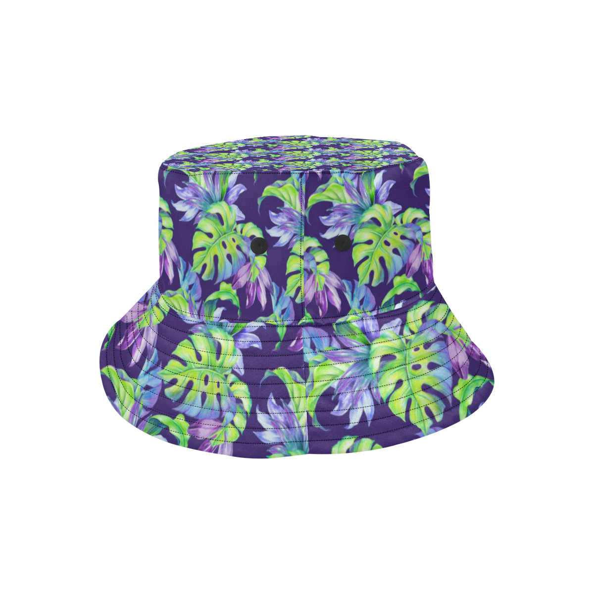 Tropical Flower Pattern Print Design TF019 Unisex Bucket Hat