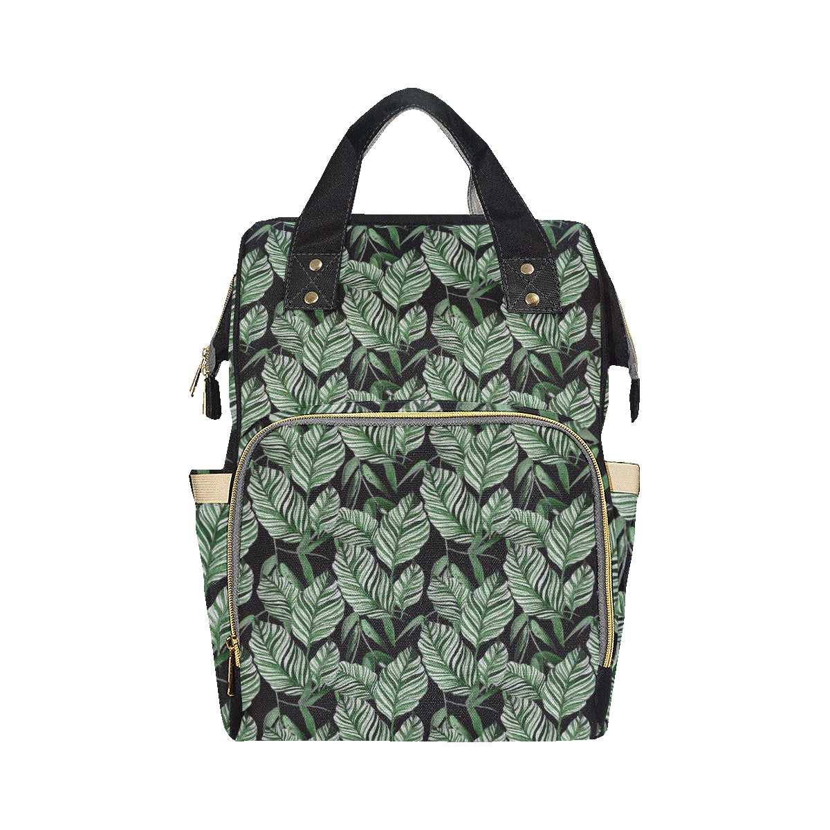 Palm Leaves Pattern Print Design PL09 Diaper Bag Backpack