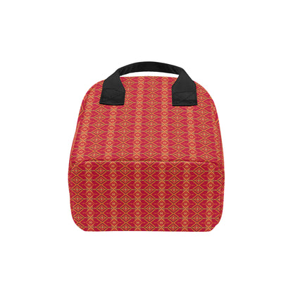 Southwest Aztec Design Themed Print Insulated Lunch Bag