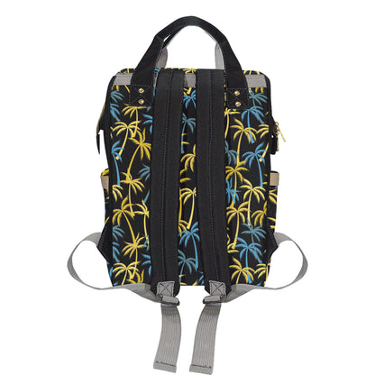 Palm Tree Pattern Diaper Bag Backpack