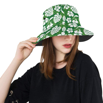 Hawaiian Themed Pattern Print Design H016 Unisex Bucket Hat