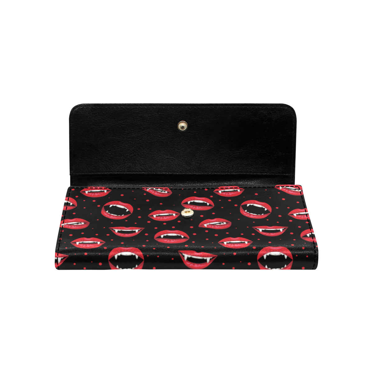Halloween Pattern Print Design 01 Women's Trifold Wallet