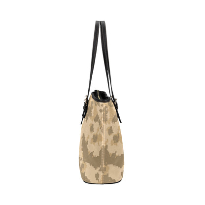 ACU Digital Desert Camouflage Leather Tote Bag