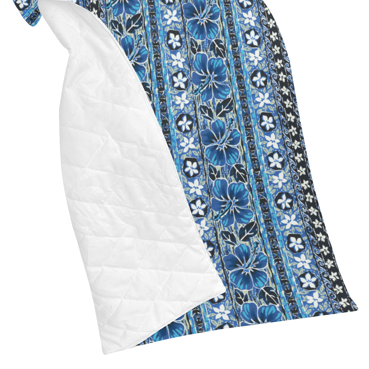 Hawaiian Themed Pattern Print Design H012 Premium Quilt