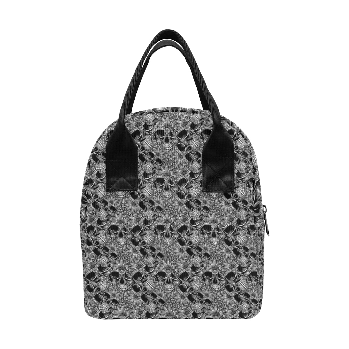 Skull Tattoo Design Print Insulated Lunch Bag