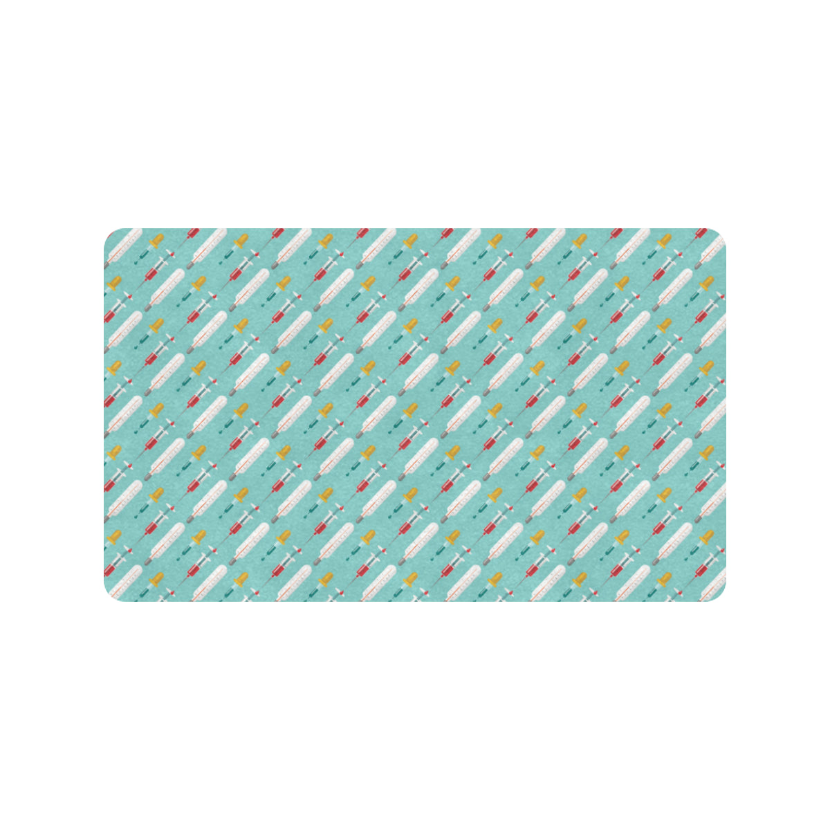 Phlebotomist Medical Print Rubber Doormat